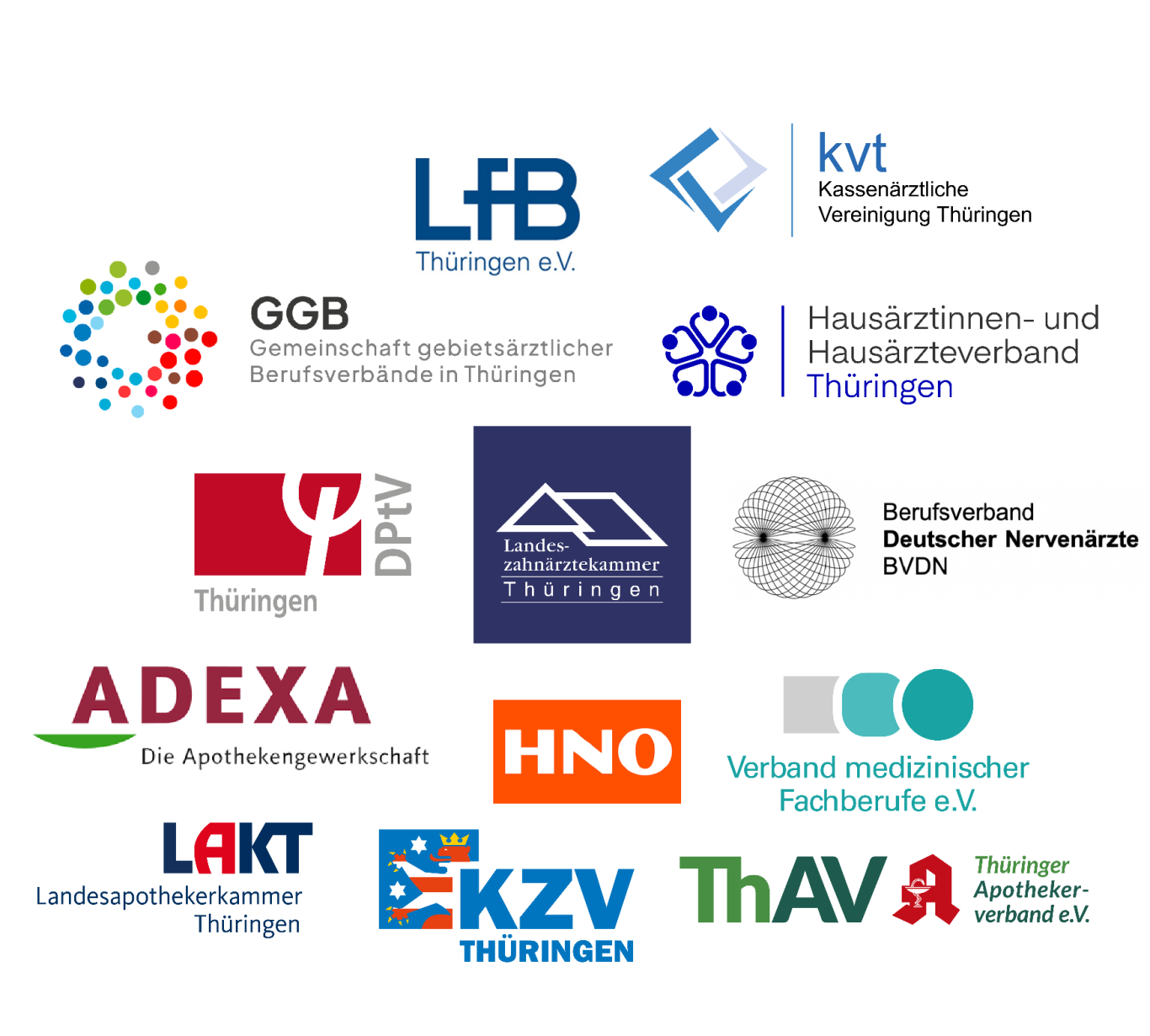 Logo-Teppich Gemeinschaft der Heilberufe in Thüringen